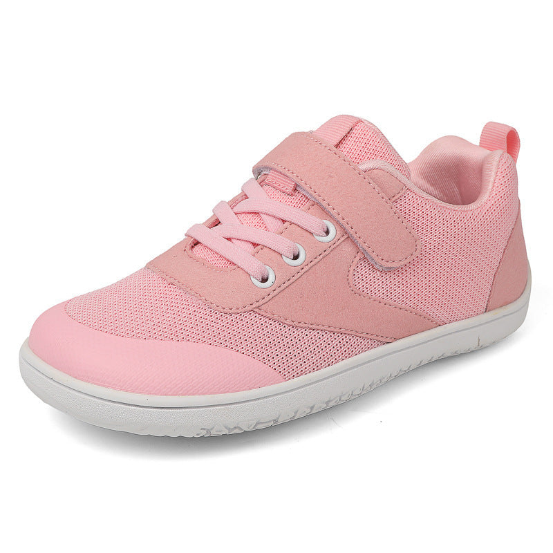 Women's nan comfort leisure sneakers with combination lacing and Velcro, breathable mesh upper and flexible lightweight sole Mune Fashion