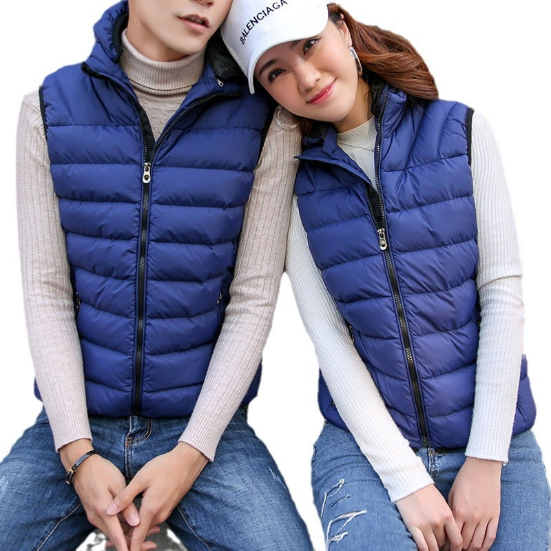 Men's Light Quilted Vest with Contoured Stitching, Integrated Hood, and Wind-Resistant Outer Layer Mune Fashion
