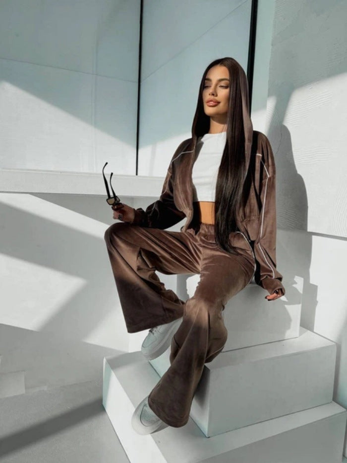 Women's Sporty Cropped Training Set Mune Fashion