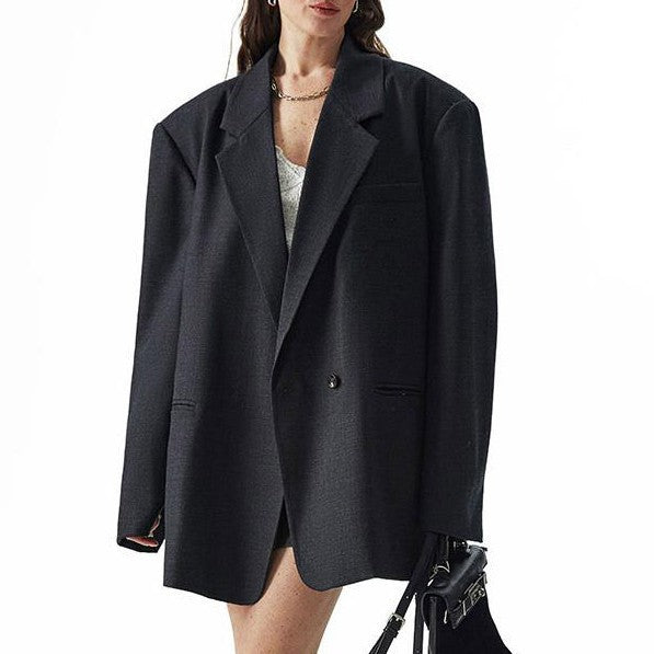 Women Oversized Blazer with Casual Cut Mune Fashion
