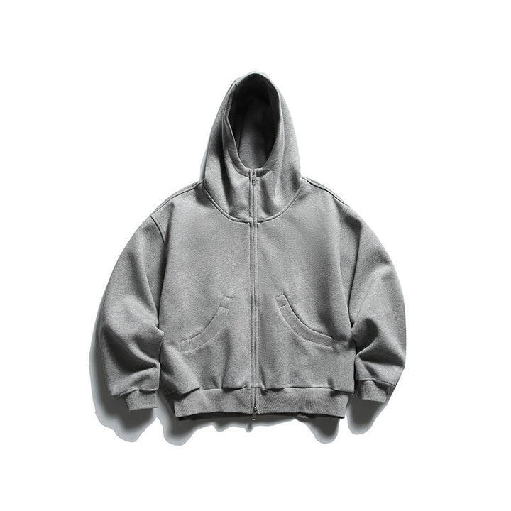 Unisex Oversize Zip-Hoodie with high collar and kangaroo pockets Mune Fashion