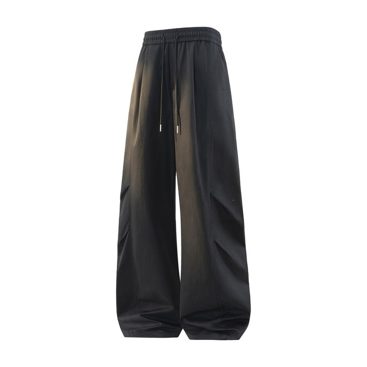 Women's Loose Cargo Leisure Pants with Elastic Waistband, Drawstring & Utility Side Pocket Mune Fashion