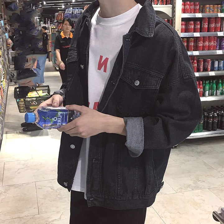 Men's Casual Denim Jacket in Vintage Style Mune Fashion
