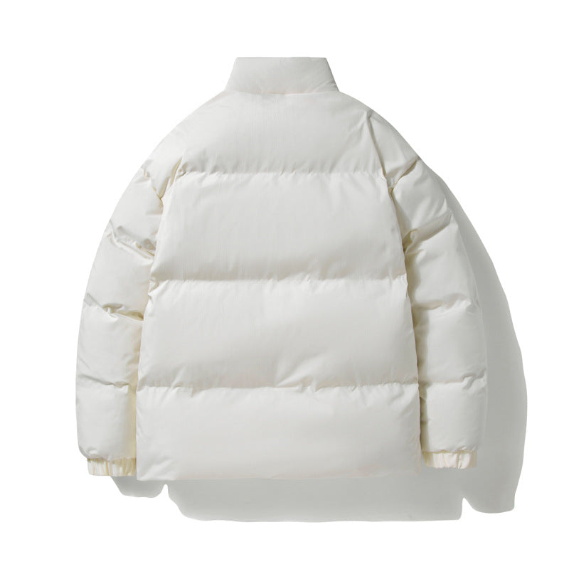 Men's thermal quilted jacket with Sherpa fleece lining, stand-up collar and concealed zipper Mune Fashion
