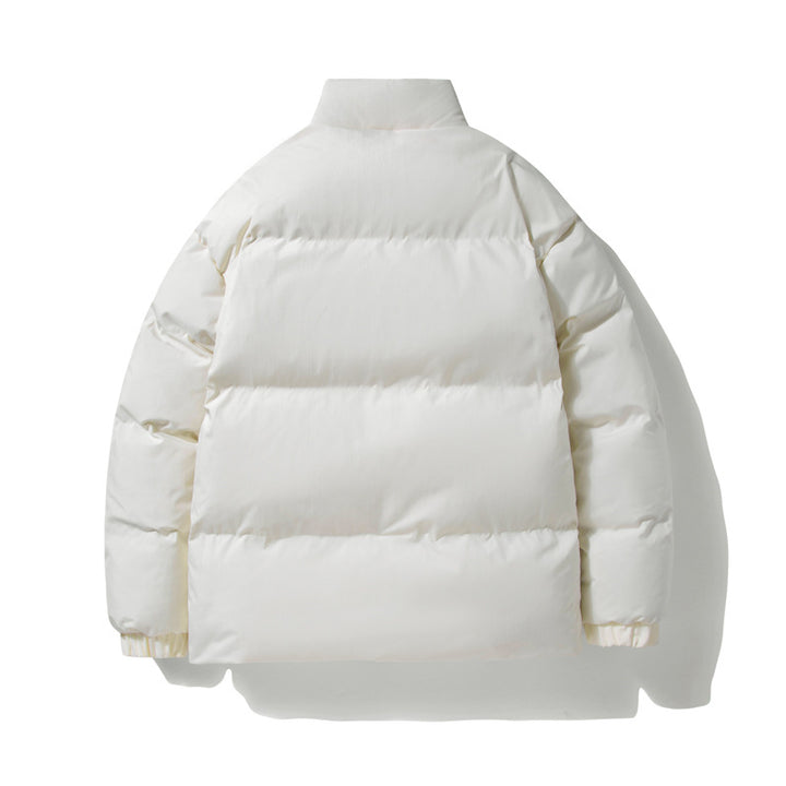 Men's thermal quilted jacket with Sherpa fleece lining, stand-up collar and concealed zipper Mune Fashion