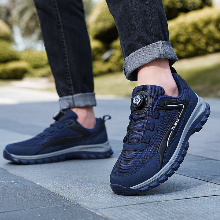 Unisex lightweight trail and city sneaker with finely adjustable rotary closure, reinforced toe cap and multidirectional profile sole Mune Fashion