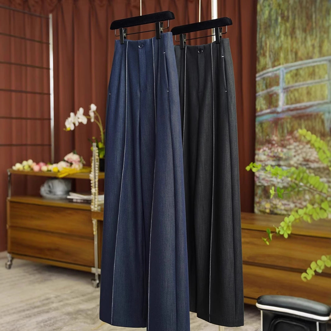 Women Wide Cut High Waist Jeans Mune Fashion