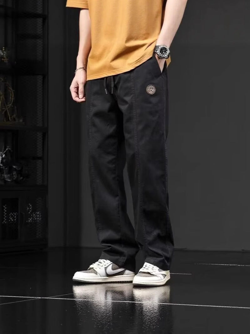 Men's Comfortable Cargo Pants with Elastic Waistband Mune Fashion