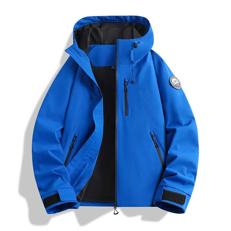 Men's three-piece softshell outdoor jacket with removable fleece lining and hood Mune Fashion