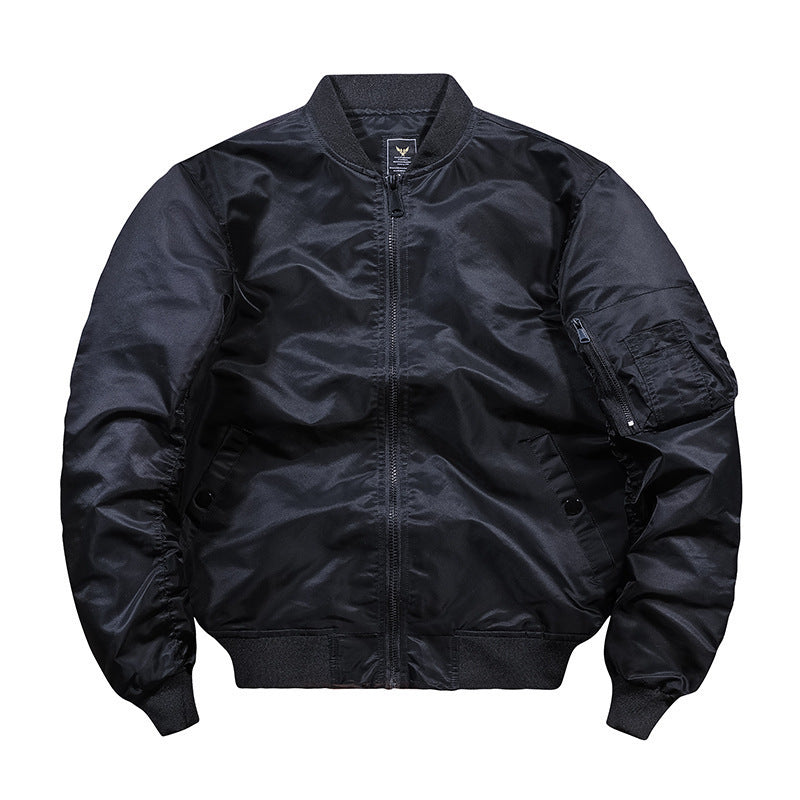 Men's bomber jacket in pilot style with water-repellent nylon shell and sleeve utility pocket Mune Fashion
