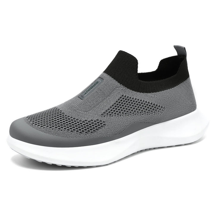 Women's Light Sneakers with Elastic Mesh Upper Mune Fashion