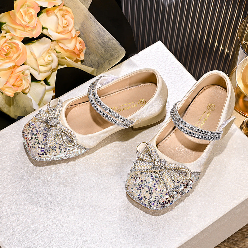 Ladies Glittering Ballet Shoes Mune Fashion