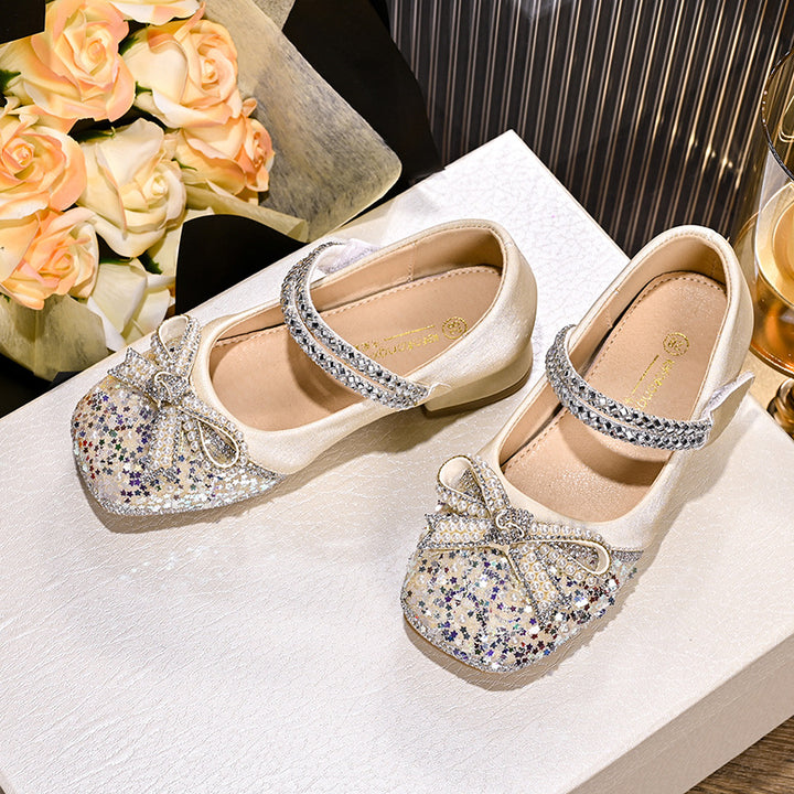 Ladies Glittering Ballet Shoes Mune Fashion