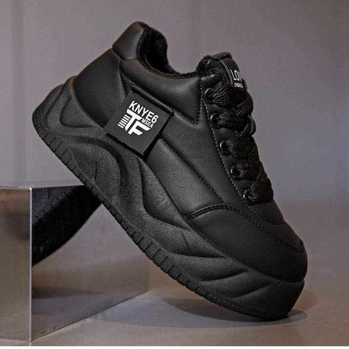 Women Fleece-lined Chunky Sneakers with non-slip sole and fashionable design Mune Fashion