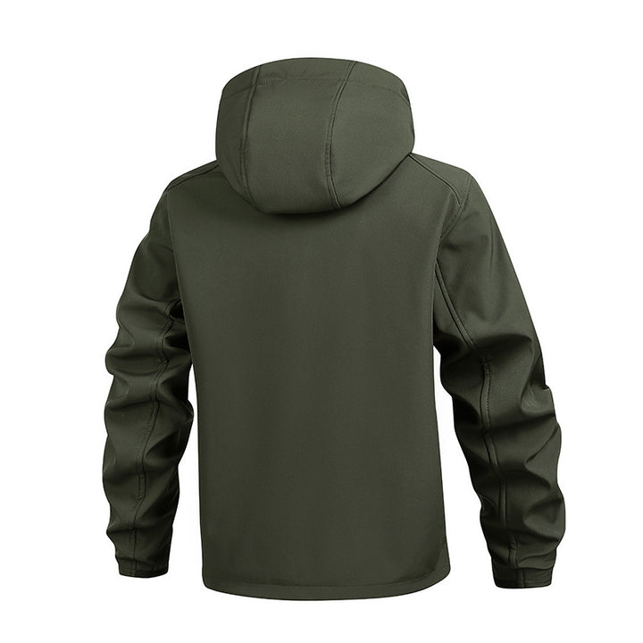 Men's Functional Transition Jacket with Adjustable Hood Collar Mune Fashion
