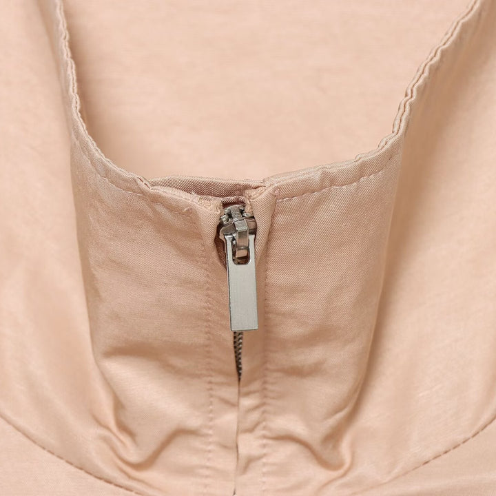 Women's Cropped Transitional Jacket with High Stand-up Collar and Raglan Sleeves Mune Fashion