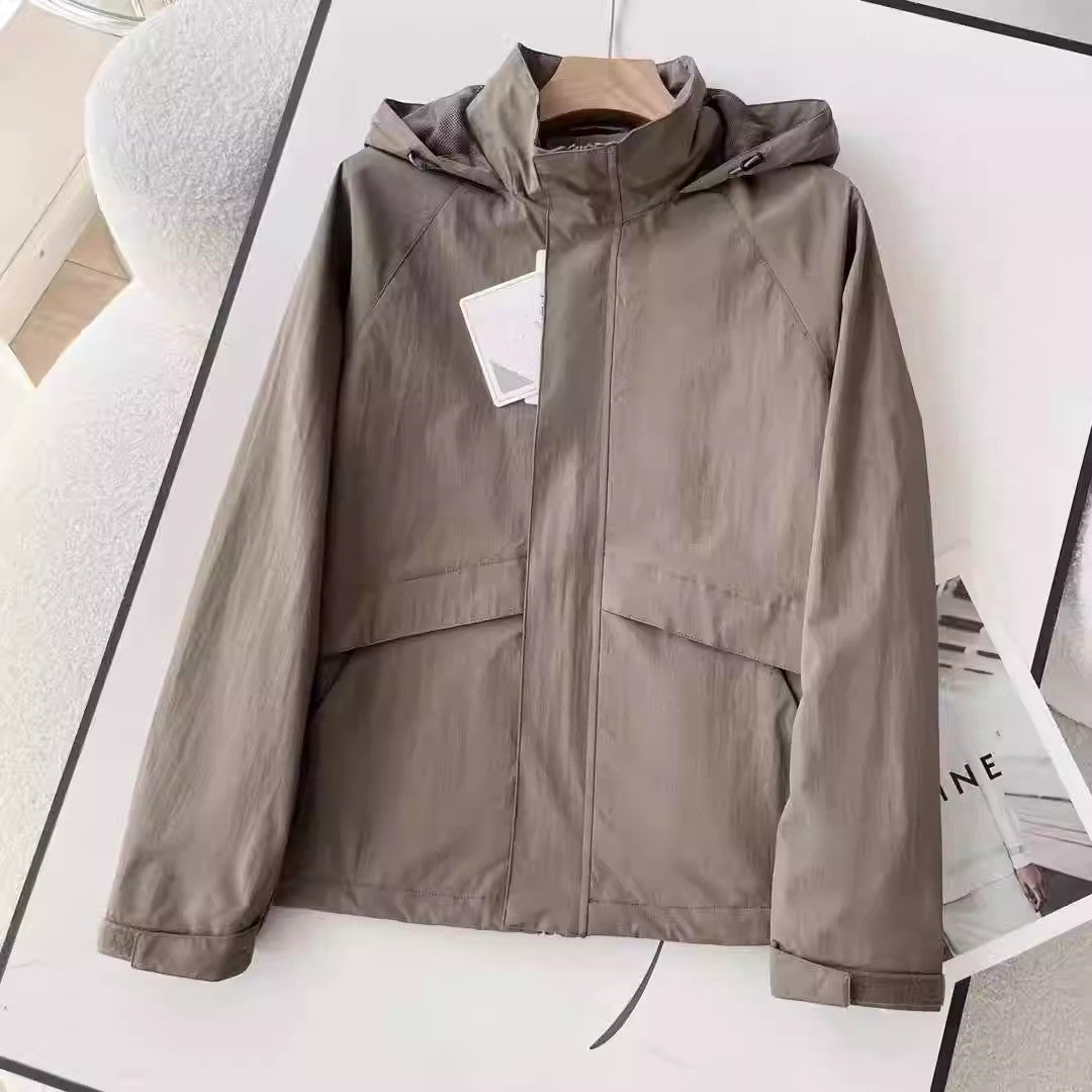 Men's Lightweight Transition Jacket with Adjustable Hood Collar Mune Fashion