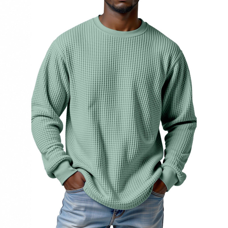 Men's Urban Pullover with Waffle Structure Mune Fashion