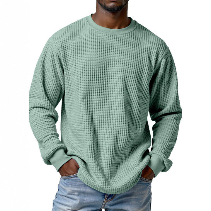 Men's Urban Pullover with Waffle Structure Mune Fashion