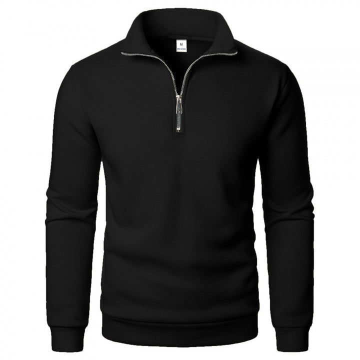Men's Sporty Sweatshirt with Stand-Up Collar Mune Fashion