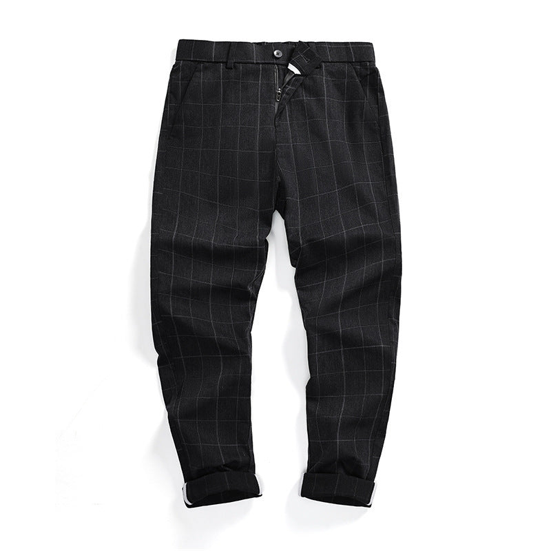 Men's Stylish Checkered Pants Mune Fashion