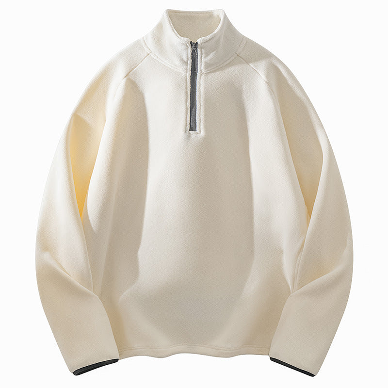 Women's Sports Fleece Jacket with Stand-Up Collar Mune Fashion