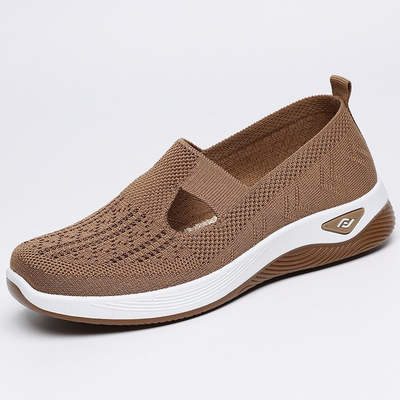 Ladies lightweight knitted slippers with orthopedic comfort sole Mune Fashion