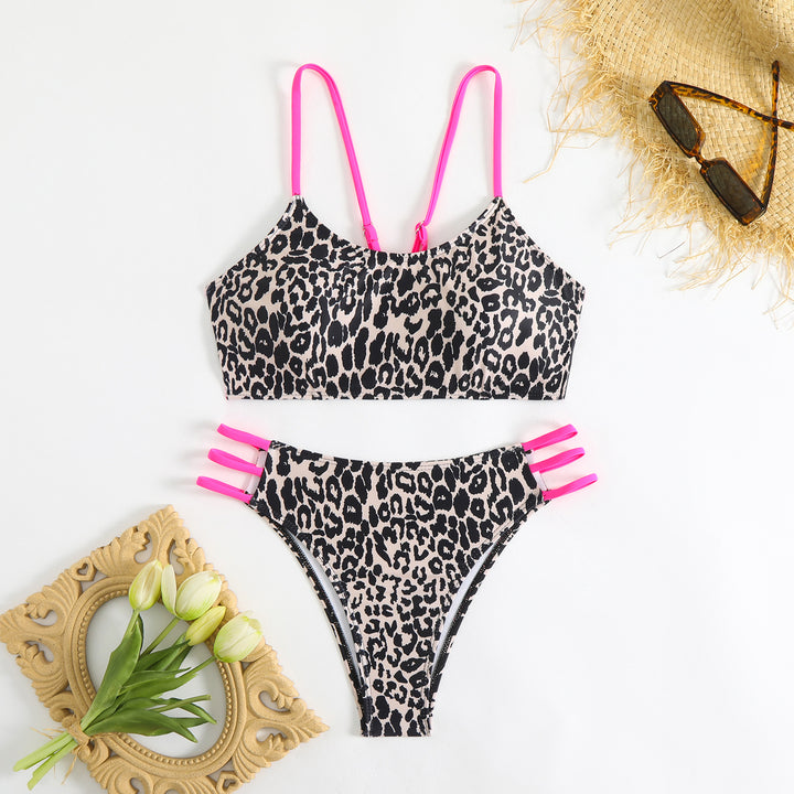 Women's Trendy Bikini Set with Refined Straps Mune Fashion
