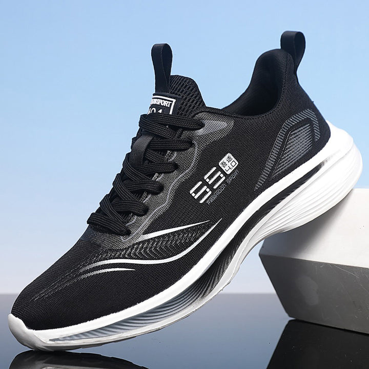 Women's breathable comfort walking sneakers with sock-like entry and cushioned EVA platform sole Mune Fashion