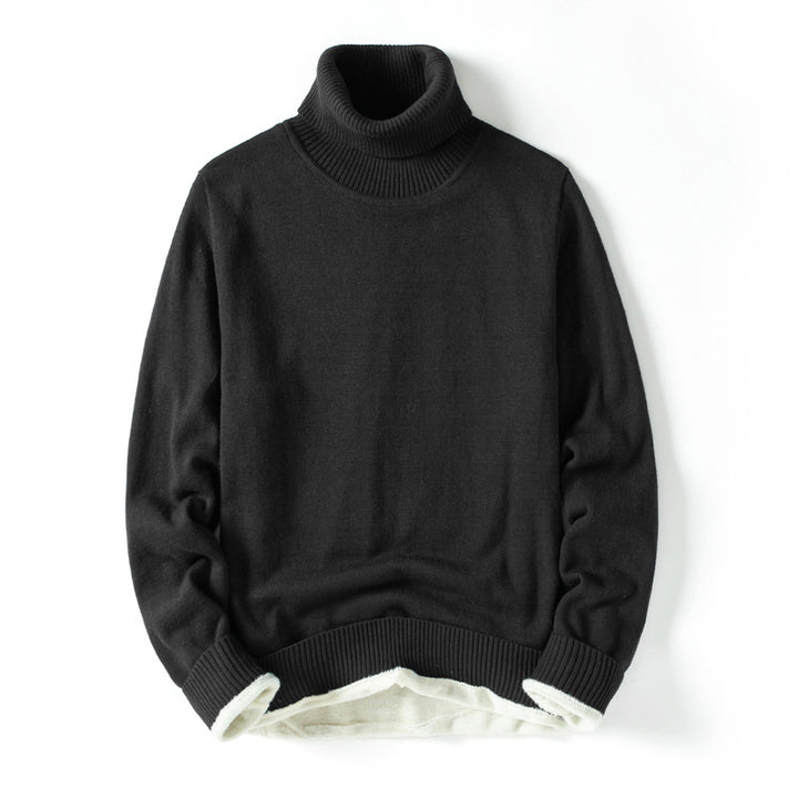 Women Elegant Turtleneck Sweater Mune Fashion