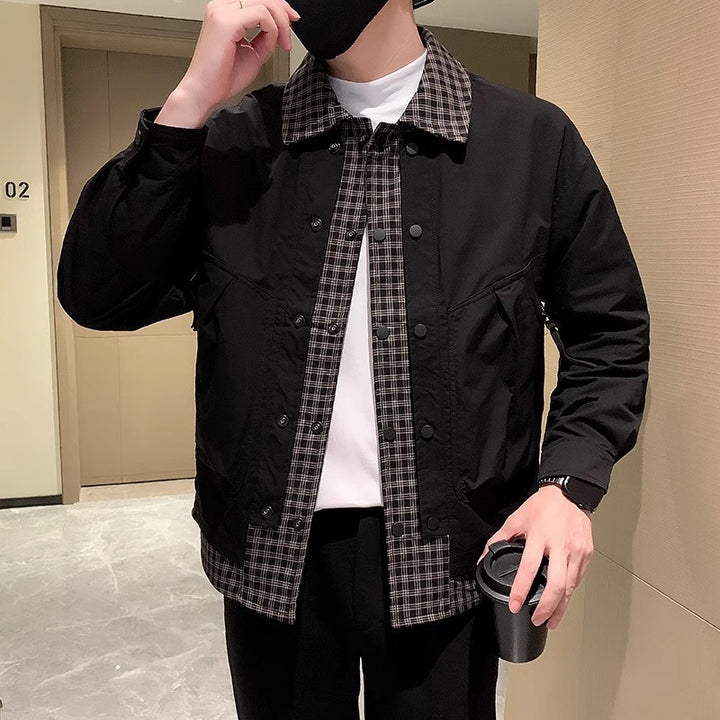 Men's Fashion Utility Jacket with high collar Mune Fashion