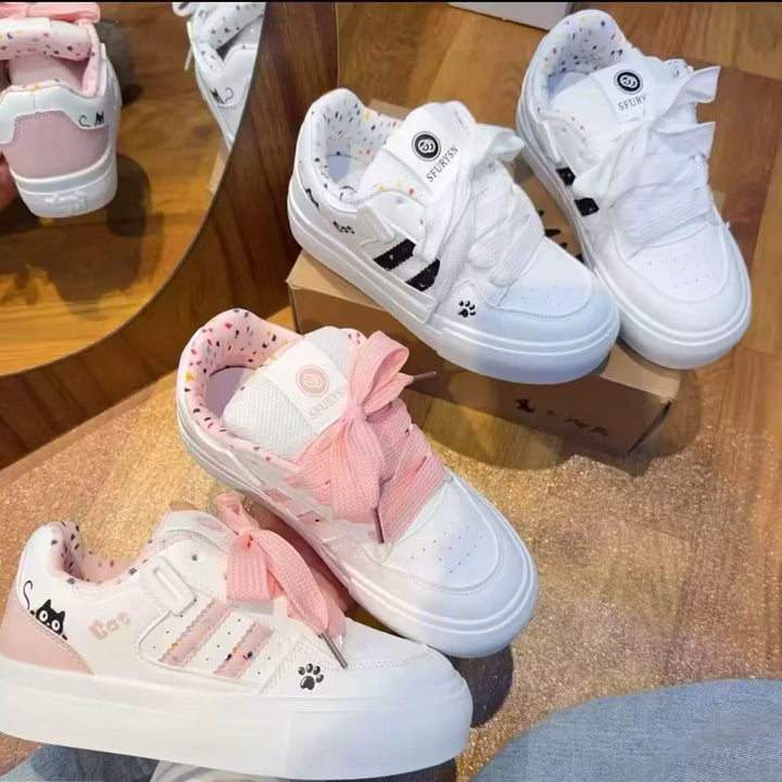 Women's Trendy Platform Sneakers with Fashionable Animal Designs Mune Fashion