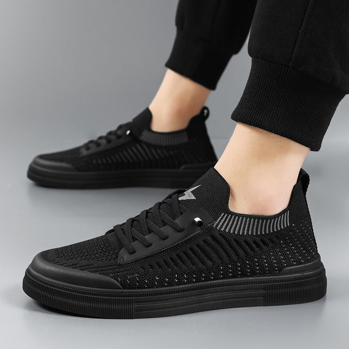 Men's knitted sock sneakers with elastic shaft and cushioned rubber sole Mune Fashion