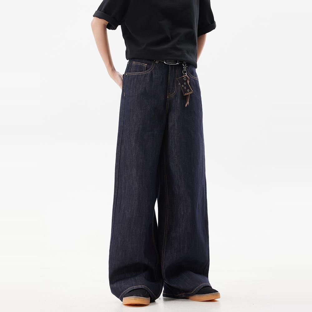 Women Wide Cut Denim Pants Mune Fashion