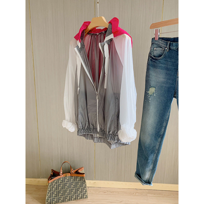 Women’s Sporty Transition Jacket with Hood Mune Fashion