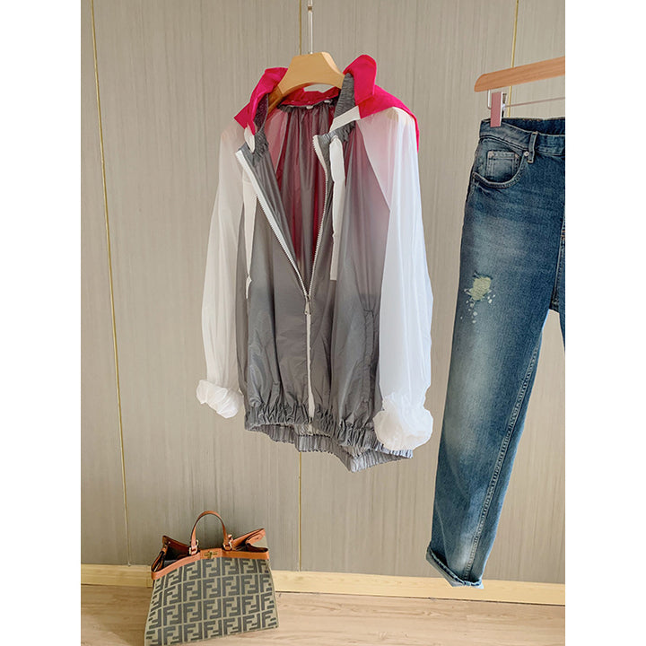 Women’s Sporty Transition Jacket with Hood Mune Fashion