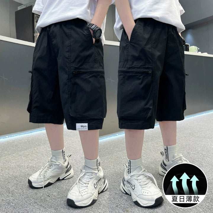 Unisex casual cargo shorts with large pockets Mune Fashion