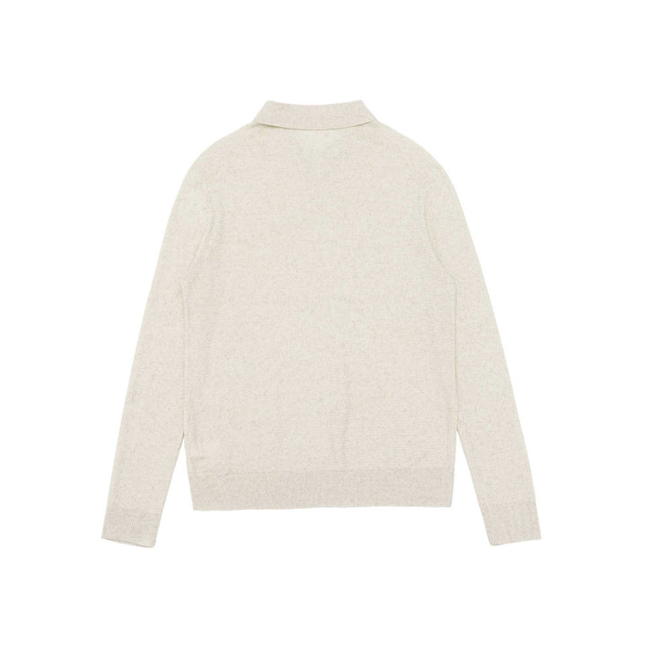 Unisex fine knit polo sweater with turtleneck and ribbed hem Mune Fashion