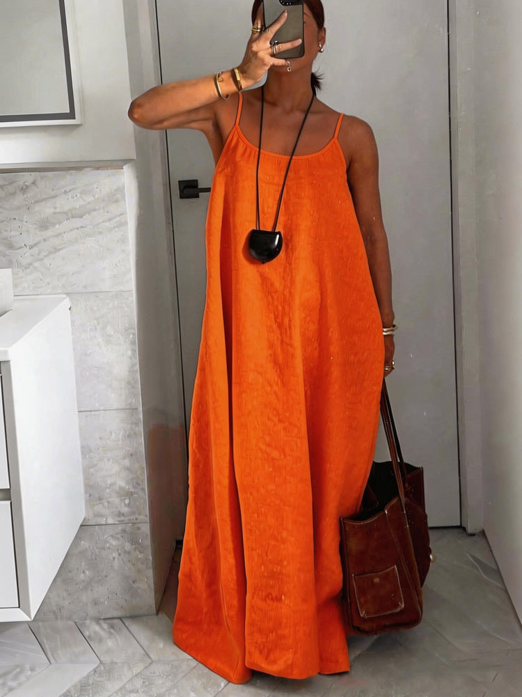 Ladies Lightweight Summer Dress with Deep Neckline Mune Fashion