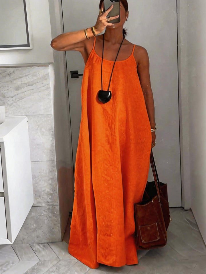 Ladies Lightweight Summer Dress with Deep Neckline Mune Fashion