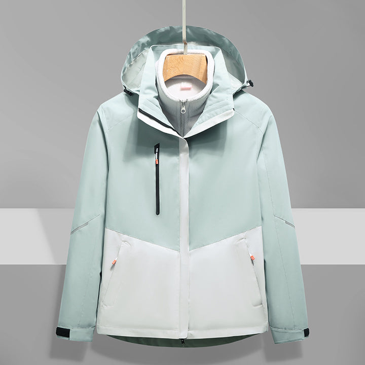 Men's Softshell Outdoor Jacket with Hood, windproof and waterproof Mune Fashion