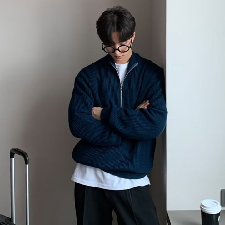 Men's Premium Zip Sweater Mune Fashion