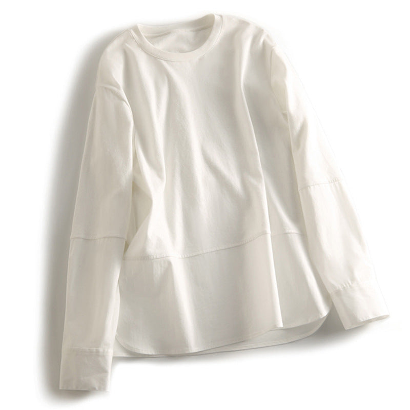 Ladies Casual Long Sleeve Shirt Mune Fashion