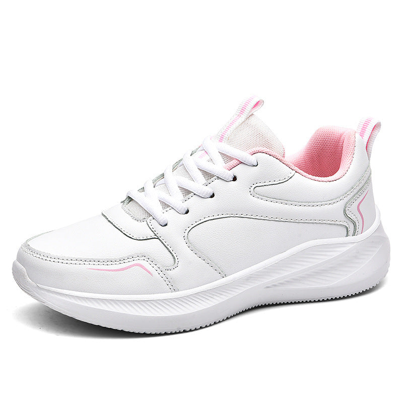 Unisex nan minimalist artificial leather sneakers with ergonomic EVA midsole and pull tab Mune Fashion