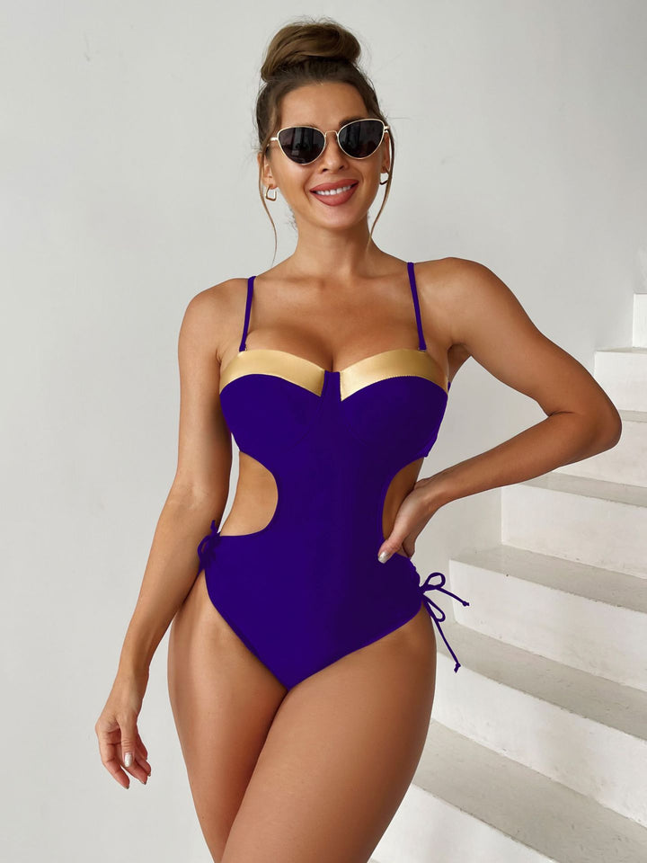 Women's One-Piece Swimsuit with Exciting Cut-Out Details Mune Fashion
