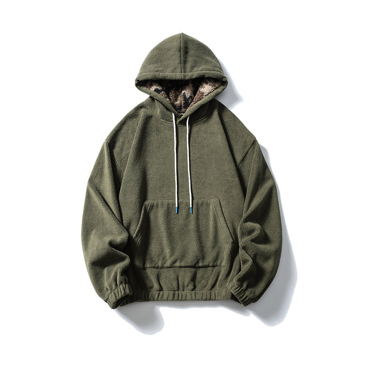 Unisex Oversize-Fleece-Hoodie with teddy lining, kangaroo pocket and elastic hem Mune Fashion