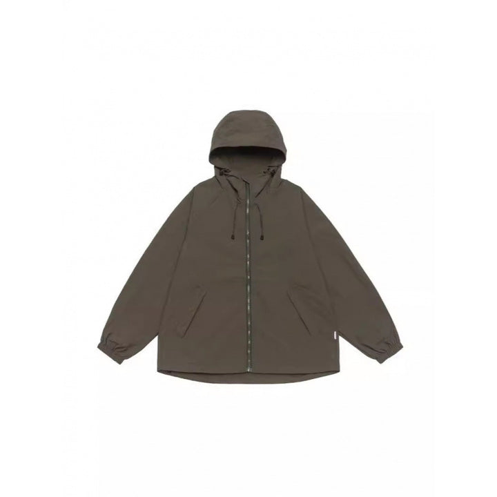 Unisex Oversized Hooded Jacket in Parka Style with Extended Back and Drawstring Mune Fashion