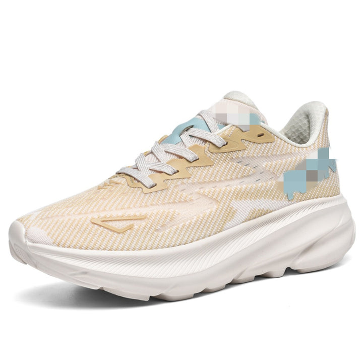 Unisex lightweight street training shoes with woven performance upper and cushioned dual-layer midsole Mune Fashion
