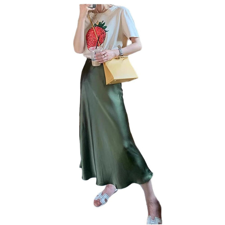 Women's Elegant Maxi Skirt with Flowing Cut Mune Fashion