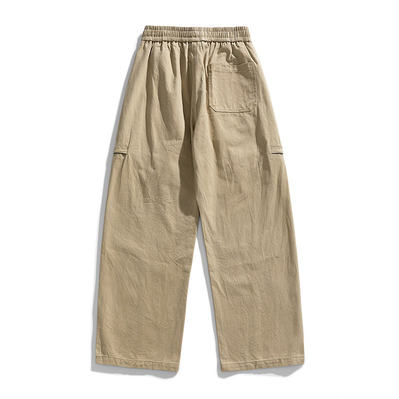 Men's Loose Cargo Jogging Pants in Baggy Cut with Drawstring & Multiple Pockets Mune Fashion